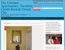 Tablet Screenshot of coronetapartments.com